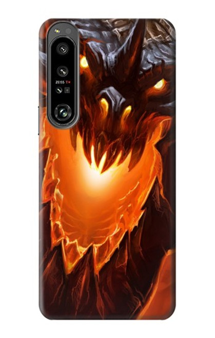 S0414 Fire Dragon Case For Sony Xperia 1 IV