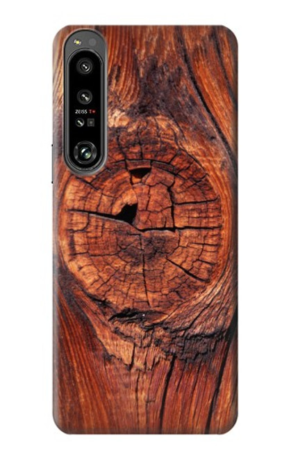S0603 Wood Graphic Printed Case For Sony Xperia 1 IV
