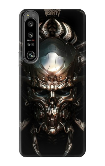 S1027 Hardcore Metal Skull Case For Sony Xperia 1 IV