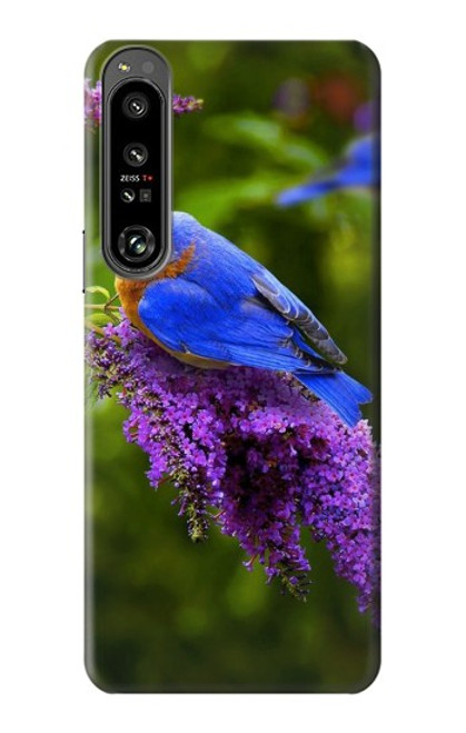 S1565 Bluebird of Happiness Blue Bird Case For Sony Xperia 1 IV