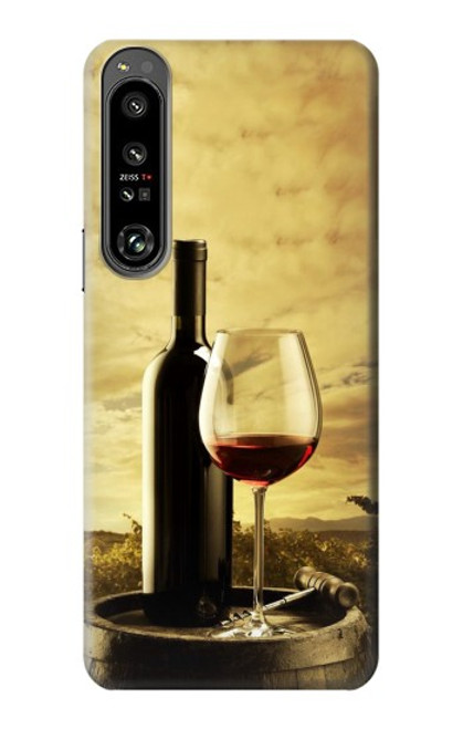 S2042 A Grape Vineyard Grapes Bottle Red Wine Case For Sony Xperia 1 IV