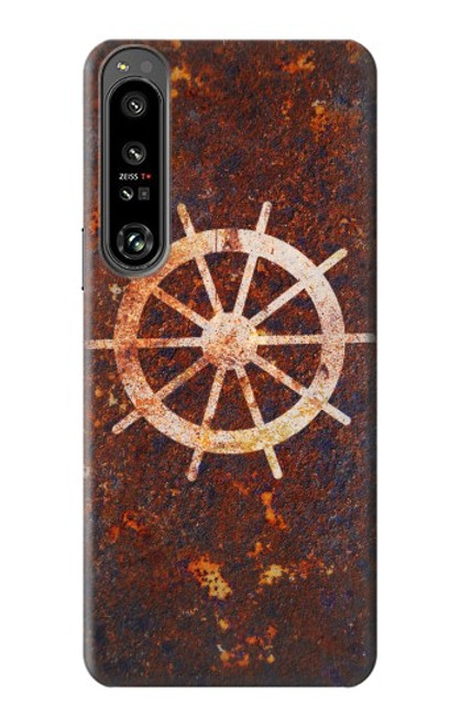 S2766 Ship Wheel Rusty Texture Case For Sony Xperia 1 IV