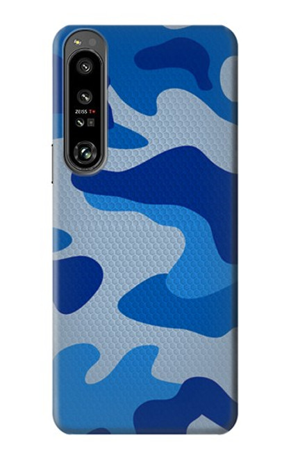 S2958 Army Blue Camo Camouflage Case For Sony Xperia 1 IV