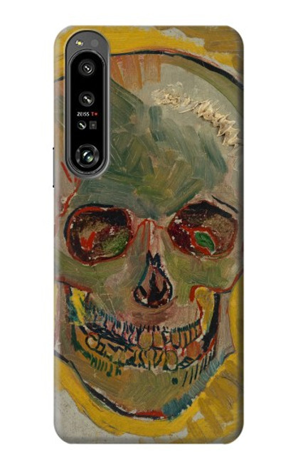 S3359 Vincent Van Gogh Skull Case For Sony Xperia 1 IV