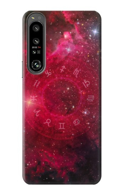 S3368 Zodiac Red Galaxy Case For Sony Xperia 1 IV