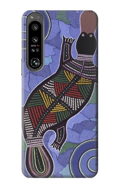 S3387 Platypus Australian Aboriginal Art Case For Sony Xperia 1 IV