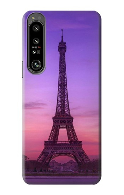 S3447 Eiffel Paris Sunset Case For Sony Xperia 1 IV