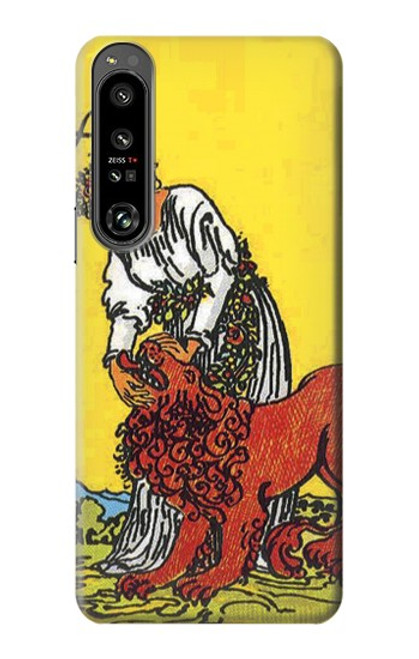 S3458 Strength Tarot Card Case For Sony Xperia 1 IV