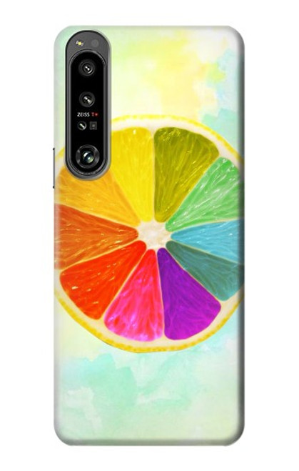S3493 Colorful Lemon Case For Sony Xperia 1 IV