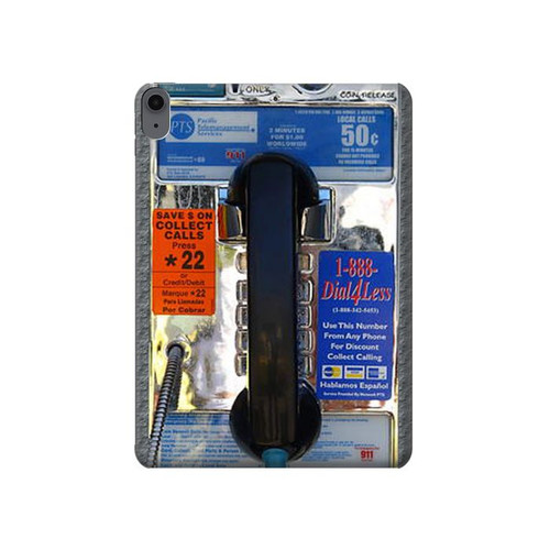 S0087 Payphone Hard Case For iPad Air (2022, 2020), Air 11 (2024,2025), Pro 11 (2022)