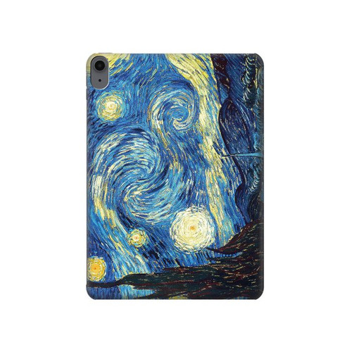 S0213 Van Gogh Starry Nights Hard Case For iPad Air (2020, 2022), Air 11 (2024,2025,2026), Pro 11 (2022)