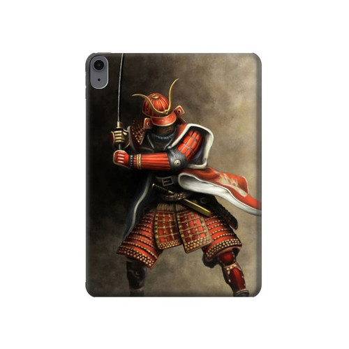 S0796 Japan Red Samurai Hard Case For iPad Air (2022, 2020), Air 11 (2024), Pro 11 (2022)