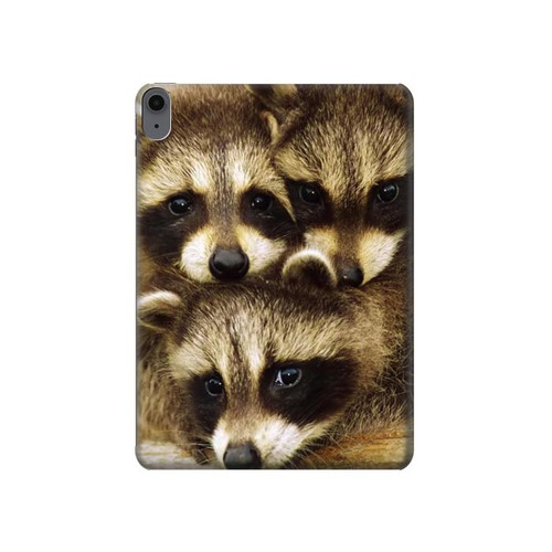 S0977 Baby Raccoons Hard Case For iPad Air (2022,2020, 4th, 5th), iPad Pro 11 (2022, 6th)