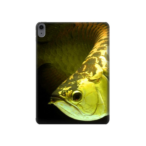 S1021 Gold Arowana Fish Hard Case For iPad Air (2020, 2022), Air 11 (2024,2025,2026), Pro 11 (2022)