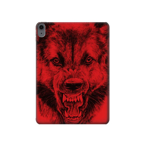 S1090 Red Wolf Hard Case For iPad Air (2022, 2020), Air 11 (2024), Pro 11 (2022)