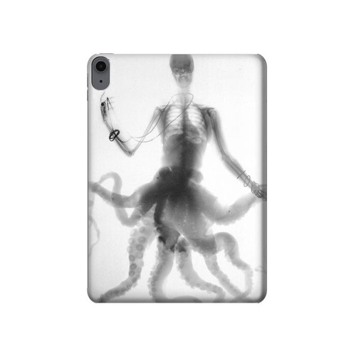 S1432 Skull Octopus X-ray Hard Case For iPad Air (2020, 2022), Air 11 (2024,2025,2026), Pro 11 (2022)