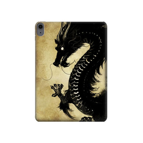 S1482 Black Dragon Painting Hard Case For iPad Air (2022,2020, 4th, 5th), iPad Pro 11 (2022, 6th)