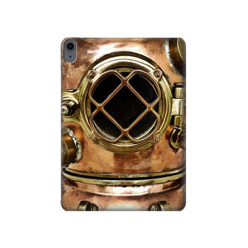 S2412 Vintage Deep Sea Diving Helmet Hard Case For iPad Air (2022, 2020), Air 11 (2024), Pro 11 (2022)