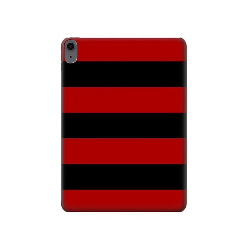 S2638 Black and Red Striped Hard Case For iPad Air (2022,2020, 4th, 5th), iPad Pro 11 (2022, 6th)