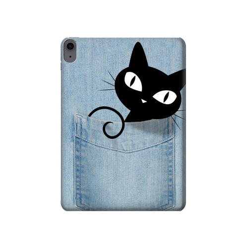 S2641 Pocket Black Cat Hard Case For iPad Air (2022,2020, 4th, 5th), iPad Pro 11 (2022, 6th)