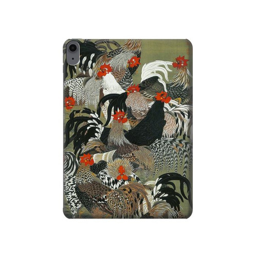 S2699 Ito Jakuchu Rooster Hard Case For iPad Air (2020, 2022), Air 11 (2024,2025,2026), Pro 11 (2022)