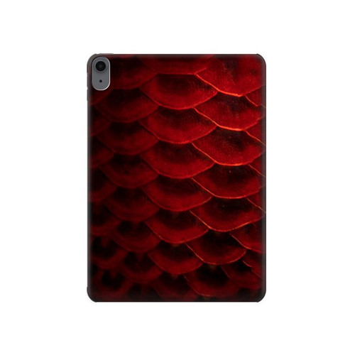 S2879 Red Arowana Fish Scale Hard Case For iPad Air (2020, 2022), Air 11 (2024,2025,2026), Pro 11 (2022)