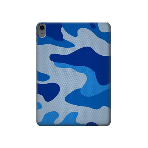 S2958 Army Blue Camo Camouflage Hard Case For iPad Air (2022,2020, 4th, 5th), iPad Pro 11 (2022, 6th)