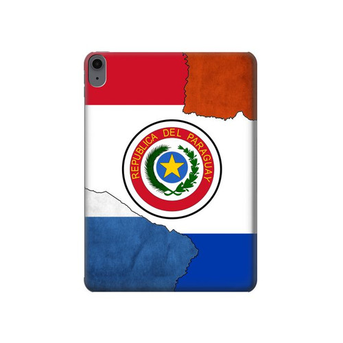 S3017 Paraguay Flag Hard Case For iPad Air (2022,2020, 4th, 5th), iPad Pro 11 (2022, 6th)