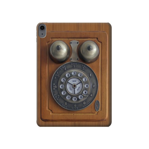 S3146 Antique Wall Retro Dial Phone Hard Case For iPad Air (2020, 2022), Air 11 (2024,2025,2026), Pro 11 (2022)