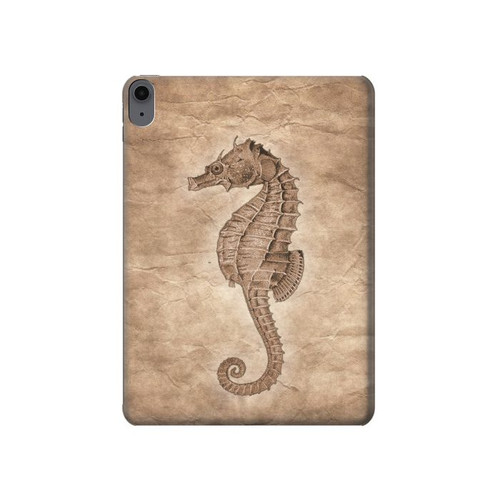 S3214 Seahorse Skeleton Fossil Hard Case For iPad Air (2020, 2022), Air 11 (2024,2025,2026), Pro 11 (2022)