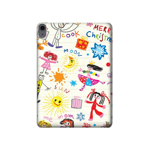 S3280 Kids Drawing Hard Case For iPad Air (2022, 2020), Air 11 (2024), Pro 11 (2022)