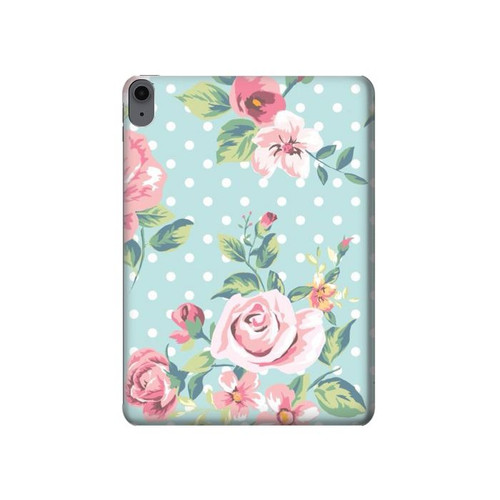 S3494 Vintage Rose Polka Dot Hard Case For iPad Air (2020, 2022), Air 11 (2024,2025,2026), Pro 11 (2022)