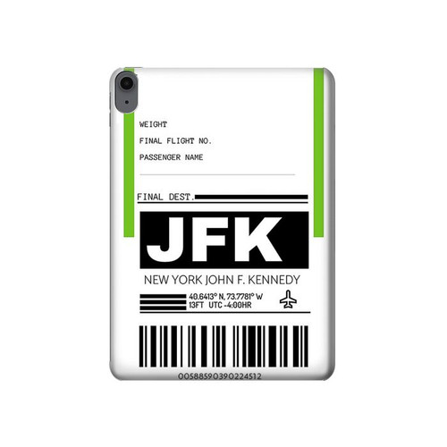 S3664 Airline Travel Luggage Label Hard Case For iPad Air (2020, 2022), Air 11 (2024,2025,2026), Pro 11 (2022)