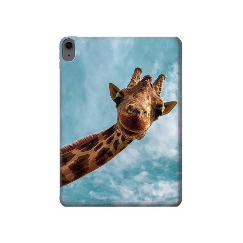 S3680 Cute Smile Giraffe Hard Case For iPad Air (2022,2020, 4th, 5th), iPad Pro 11 (2022, 6th)