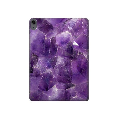 S3713 Purple Quartz Amethyst Graphic Printed Hard Case For iPad Air (2020, 2022), Air 11 (2024,2025,2026), Pro 11 (2022)