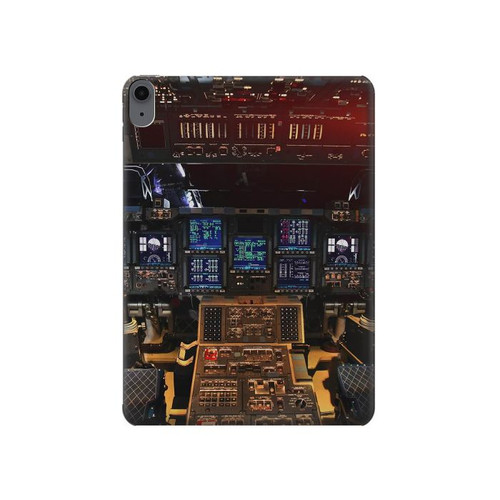 S3836 Airplane Cockpit Hard Case For iPad Air (2020, 2022), Air 11 (2024,2025,2026), Pro 11 (2022)