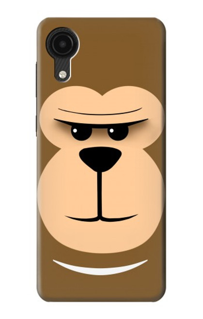 S2721 Cute Grumpy Monkey Cartoon Case For Samsung Galaxy A03 Core
