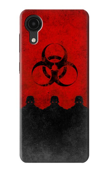 S2917 Biohazards Virus Red Alert Case For Samsung Galaxy A03 Core