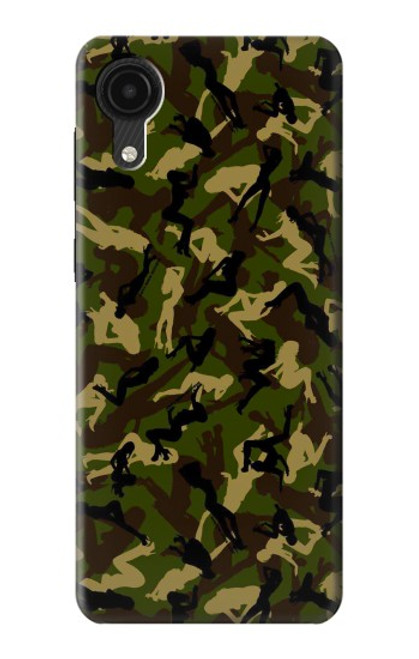 S3356 Sexy Girls Camo Camouflage Case For Samsung Galaxy A03 Core