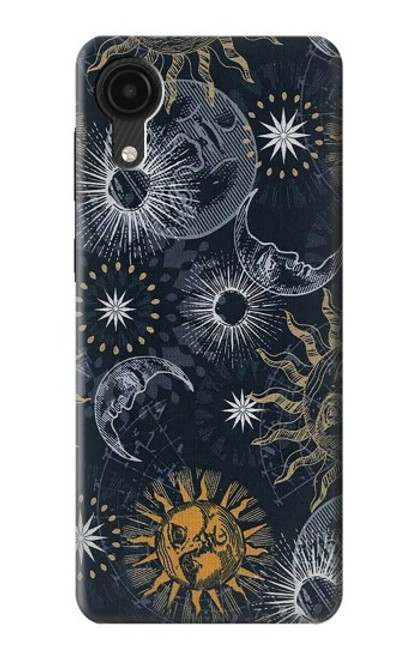 S3702 Moon and Sun Case For Samsung Galaxy A03 Core