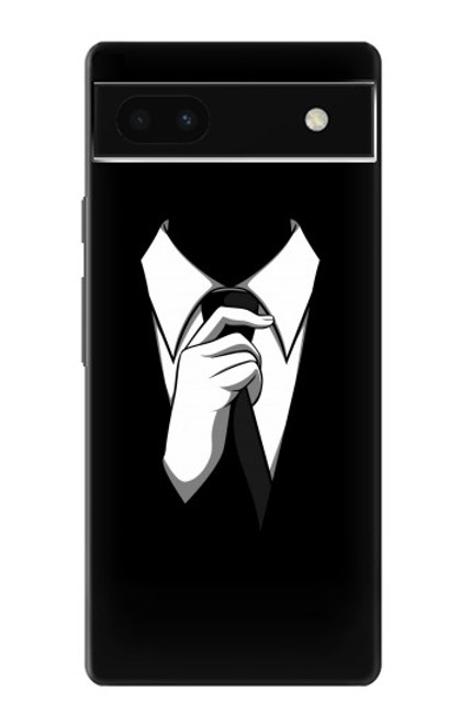 S1591 Anonymous Man in Black Suit Case For Google Pixel 6a