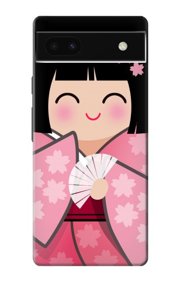 S3042 Japan Girl Hina Doll Kimono Sakura Case For Google Pixel 6a