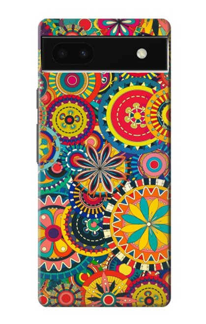 S3272 Colorful Pattern Case For Google Pixel 6a