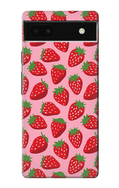 S3719 Strawberry Pattern Case For Google Pixel 6a