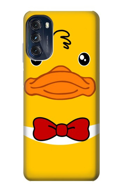 S2760 Yellow Duck Tuxedo Cartoon Case For Motorola Moto G (2022)