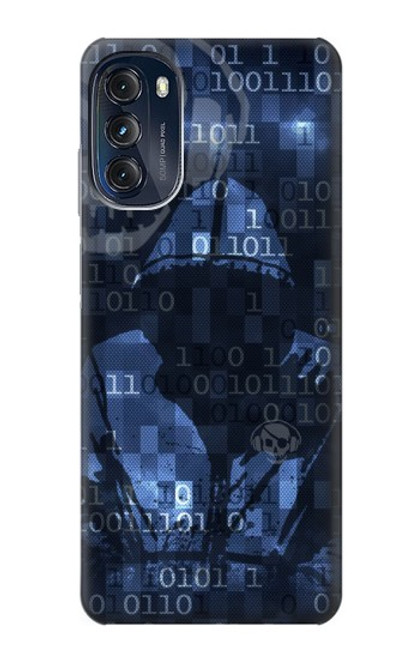 S3431 Digital Code Cyber Hacker Case For Motorola Moto G (2022)