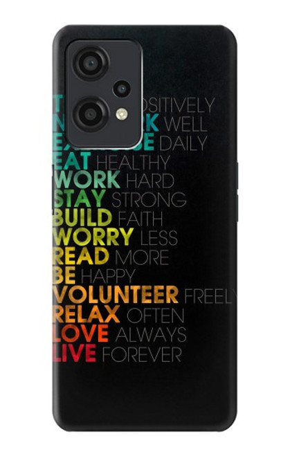 S3523 Think Positive Words Quotes Case For OnePlus Nord CE 2 Lite 5G