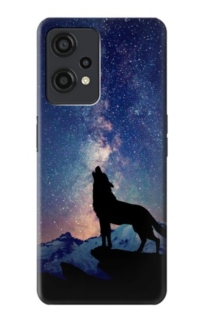 S3555 Wolf Howling Million Star Case For OnePlus Nord CE 2 Lite 5G
