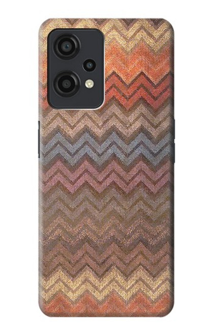 S3752 Zigzag Fabric Pattern Graphic Printed Case For OnePlus Nord CE 2 Lite 5G