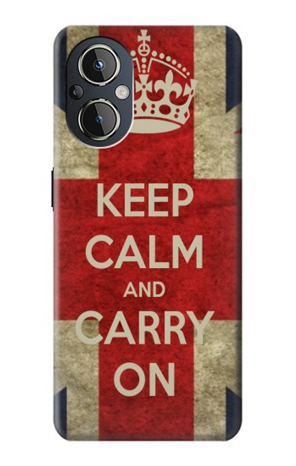 S0674 Keep Calm and Carry On Case For OnePlus Nord N20 5G